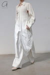 mame kurogouchi long shirt dress MM22SS DR033 white